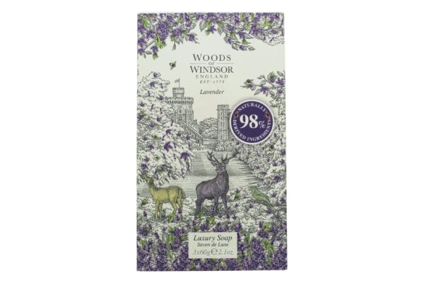 Woods of Windsor Lavender Tvål 3 x 60g