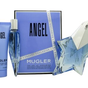 Thierry Mugler Angel Gift Set 50ml EDP Refillable + 10ml EDP + 50ml Body Lotion