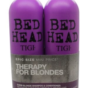 Tigi Duo Pack Bed Head Dumb Blonde 750ml Shampoo + 750ml Conditioner