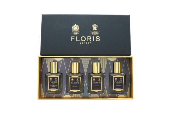 Floris Presentset 15ml Night Scented Jasmine EDT + 15ml Bouquet De La Reine EDT + 15ml White Rose EDT + 15ml Chypress EDT