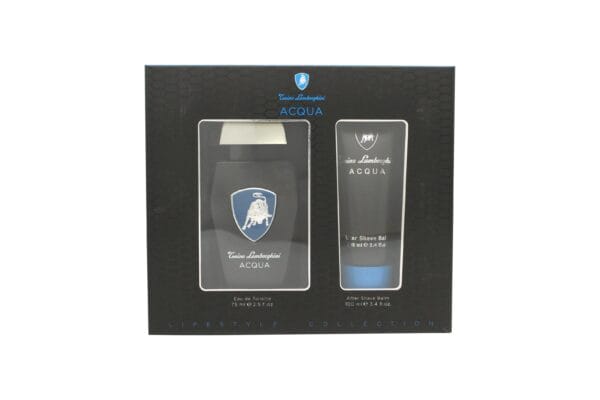 Lamborghini Acqua Gift Set 75ml EDT + 100ml Aftershave Balm