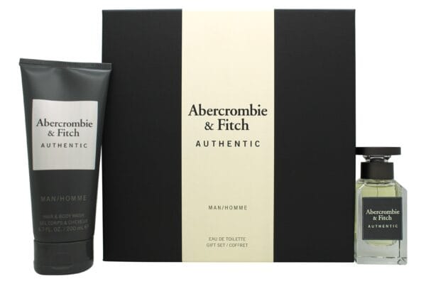 Abercrombie & Fitch Authentic Man Presentset 50ml EDT + 200ml Hår & Body Tvätt