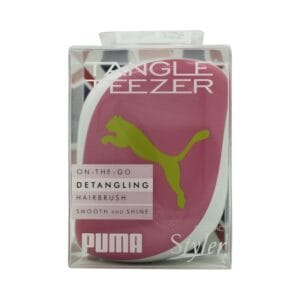 Tangle Teezer X Puma Compact Styler Detangling Hårborste - Neon Yellow