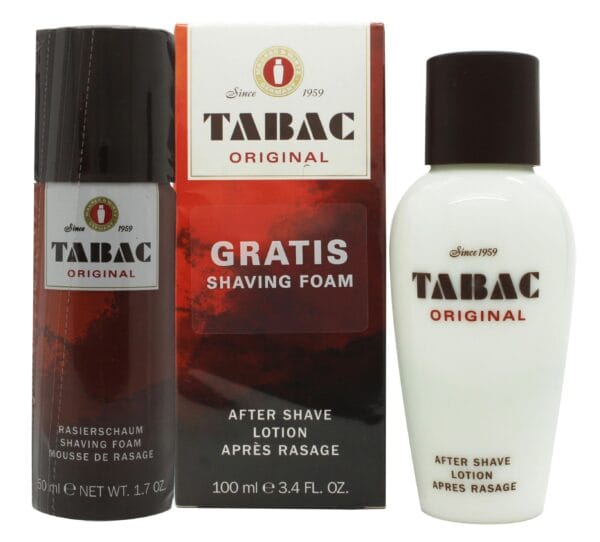 Mäurer & Wirtz Tabac Original Presentbox 100ml A-Shave Lotion + 50ml Shaving Foam