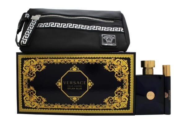 Versace Pour Homme Dylan Blue Presentset 100ml EDT + 10ml EDT + Toiletry Bag