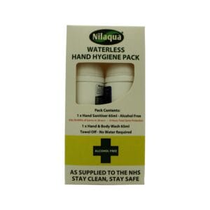 Nilaqua Waterless Handhygienpaket 65ml Handsprit + 65ml Handtvätt