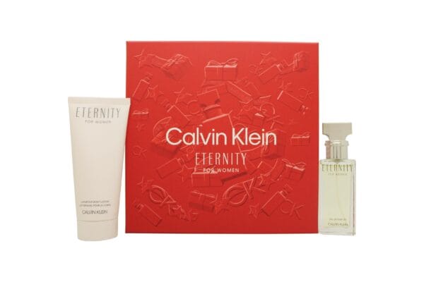 Calvin Klein Eternity Gift Set 30ml EDP + 100ml Body Lotion - Christmas Edition