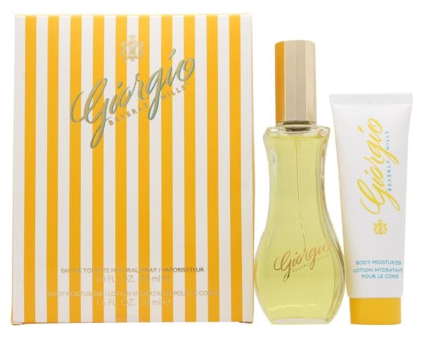 Giorgio Beverly Hills Giorgio Yellow Gift Set 90ml EDT + 50ml Body Lotion