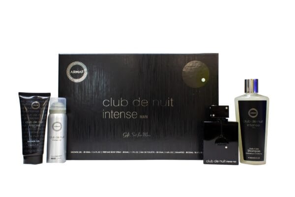Armaf Club De Nuit Intense Presentset 105ml EDT + 100ml Duschgel + 240ml Schampo + 50ml Body Sprej