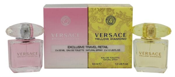 Versace Presentset 30ml Yellow Diamond EDT + 30ml Bright Crystal EDT