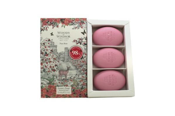 Woods Of Windsor True Rose Soap 60g - 3 Stycken