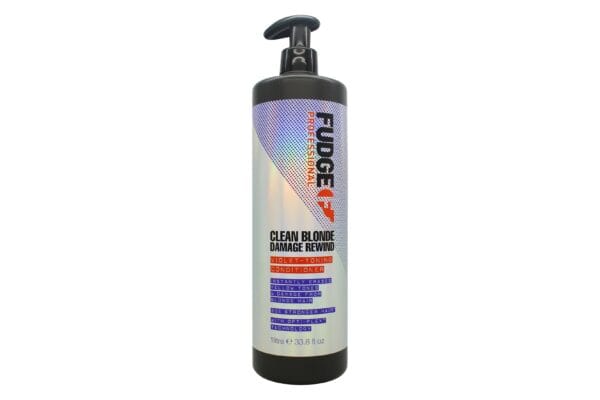 Fudge Clean Blonde Damage Rewind Violet Toning Conditioner 1000ml