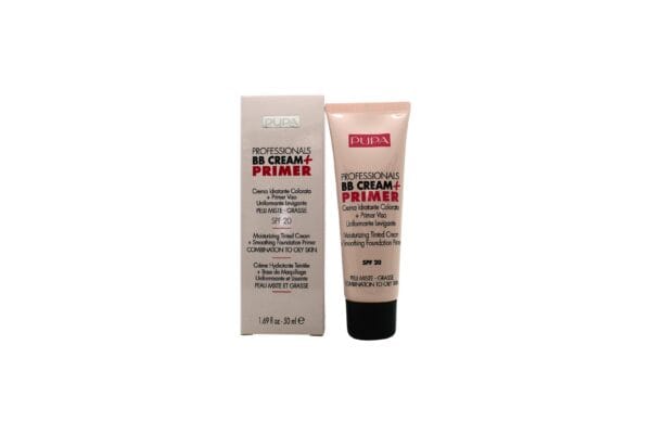 Pupa Professionals BB Cream + Primer For Oily To Combination Skin SPF20 50ml - 001 Nude