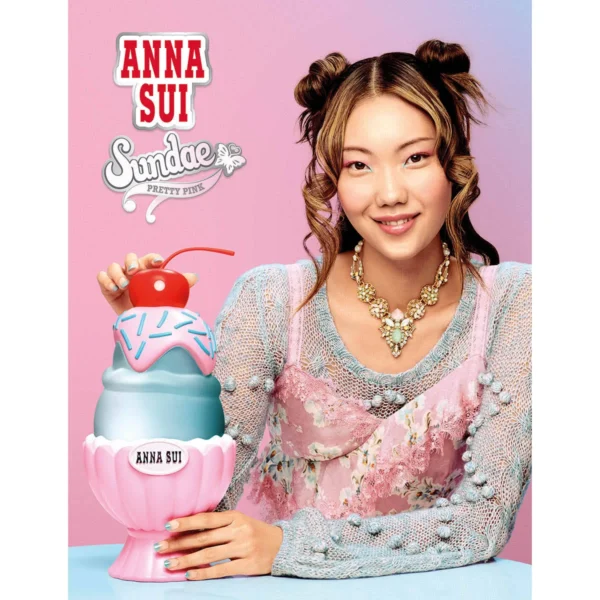 Anna Sui Sundae Pretty Pink Eau de Toilette 50ml Spray - Image 4