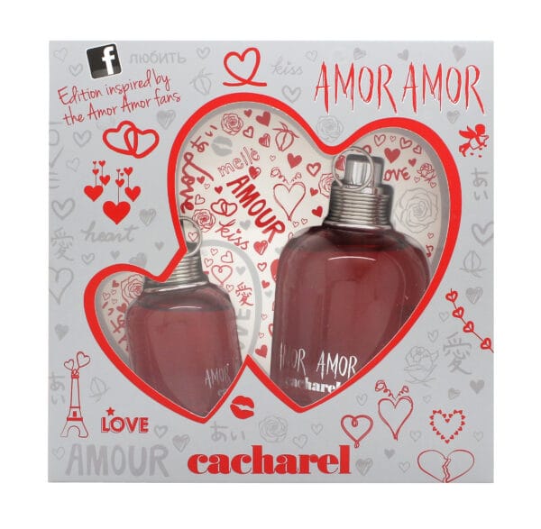 Cacharel Amor Amor Gift Set 100ml EDT + 30ml EDT