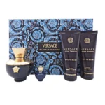 Versace Pour Femme Dylan Blue Gift Set 100ml EDP + 5ml EDP + 100ml Shower Gel + 100ml Body Lotion