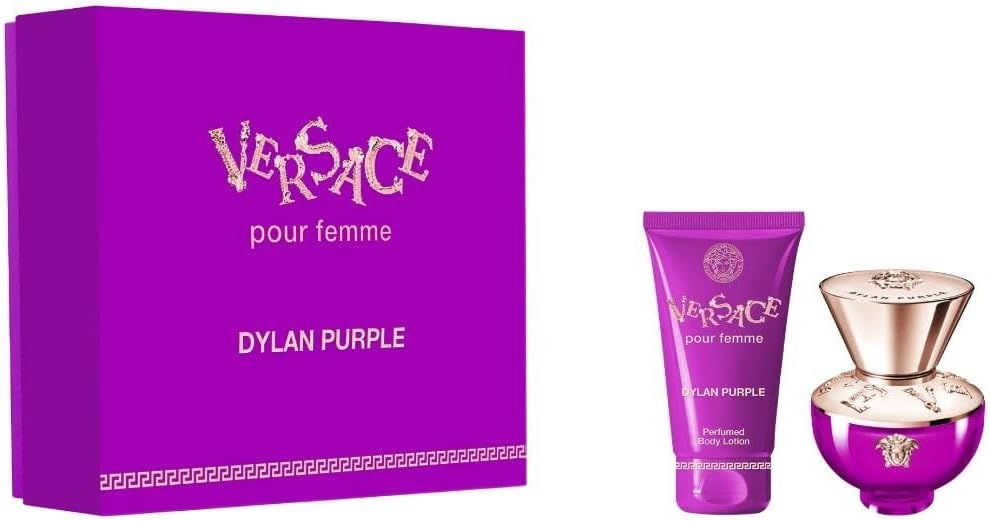 Versace Pour Femme Dylan Purple Gift Set 30ml EDP + 50ml Body Lotion Versace Pour Femme Dylan Purple Gift Set 30ml EDP + 50ml Body Lotion - Image 1