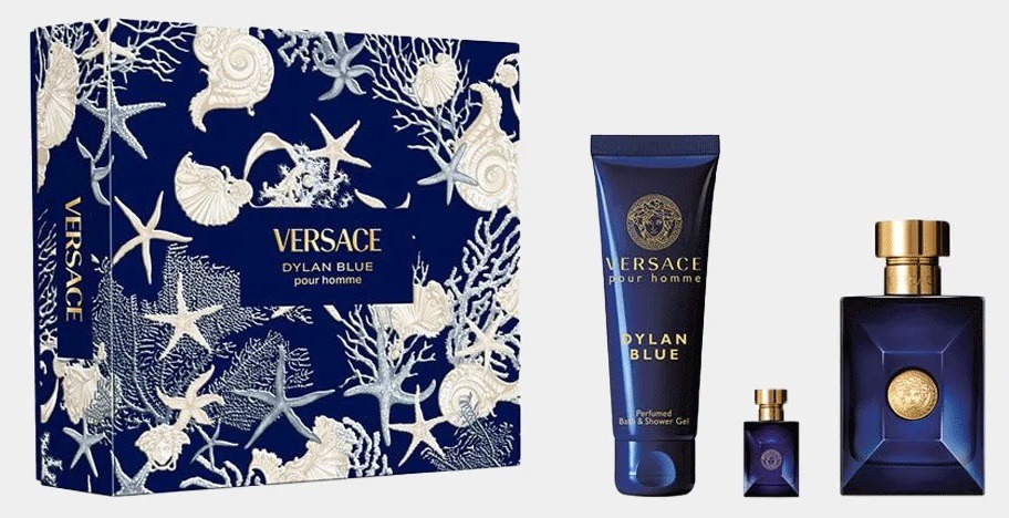Versace Pour Homme Dylan Blue Gift Set 100ml EDT + 150ml Shower Gel + 5ml EDT Versace Pour Homme Dylan Blue Gift Set 100ml EDT + 150ml Shower Gel + 5ml EDT - Image 1