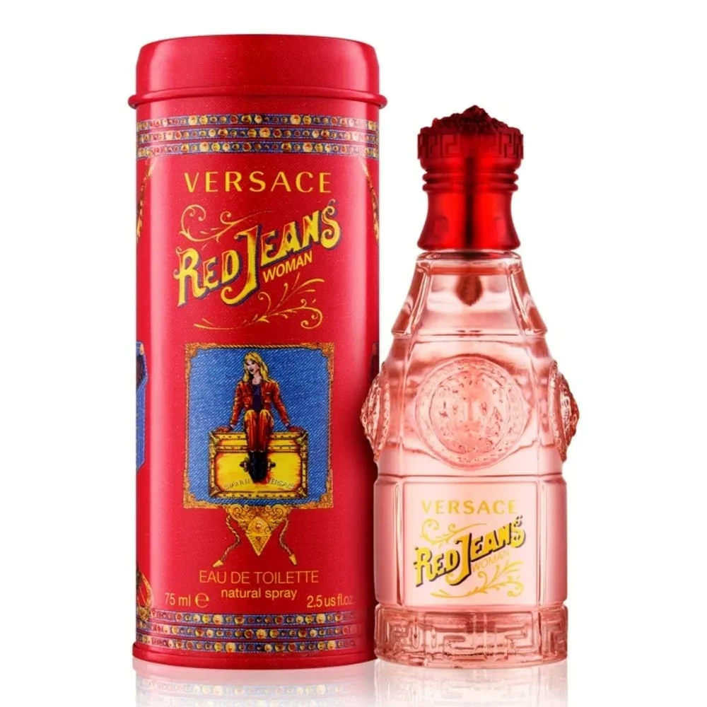 Versace Red Jeans Eau de Toilette 75ml Spray Versace Red Jeans Eau de Toilette 75ml Spray - Image 1