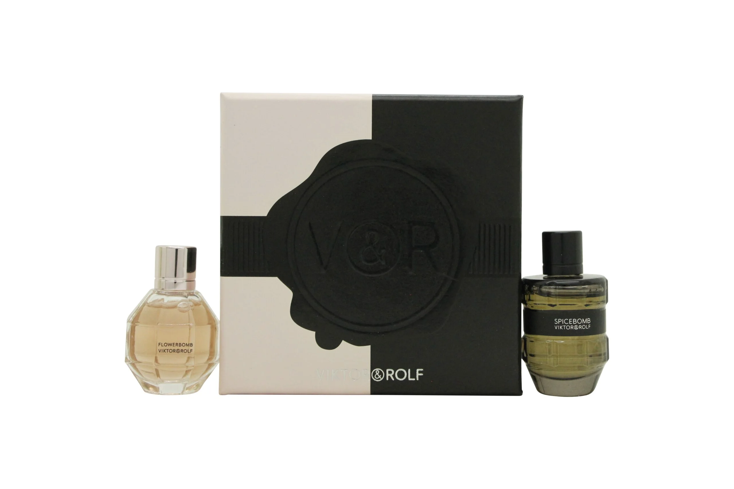 Viktor & Rolf Gift Set 7ml FlowerBomb EDP + 7ml Spicebomb EDT Viktor & Rolf Gift Set 7ml FlowerBomb EDP + 7ml Spicebomb EDT - Image 1